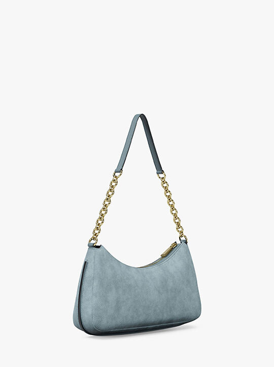 michael kors حقيبة نوليتا متوسطة الحجم من جلد النوبوك مع سلسلة