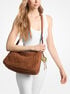 Nolita Medium Hand-Woven Suede Shoulder Bag michael kors nolita medium hand woven suede shoulder bag
