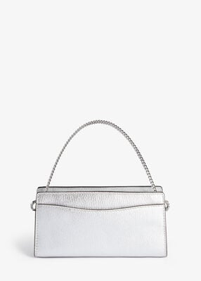 michael kors hamilton moderne extra small metallic leather convertible crossbody bag