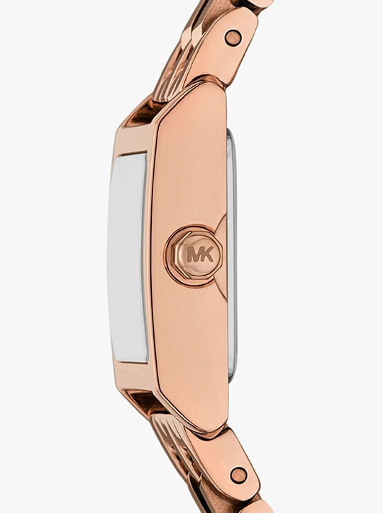 Micro Georgie Rose-Gold Tone Watch michael kors micro georgie rose gold tone watch