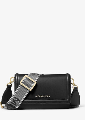 michael kors jet set small nylon gabardine smartphone crossbody bag