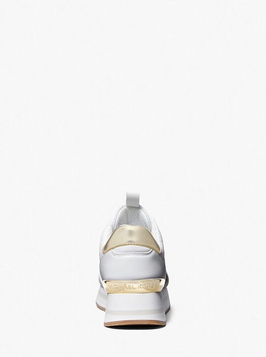 Raina Signature Logo Platform Trainer michael kors raina signature logo platform trainer