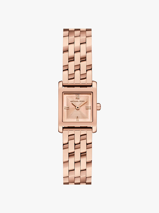 Micro Georgie Rose-Gold Tone Watch michael kors micro georgie rose gold tone watch