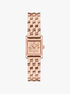 Micro Georgie Rose-Gold Tone Watch michael kors micro georgie rose gold tone watch