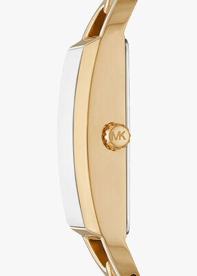 michael kors mini empire gold tone watch