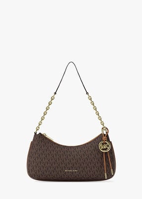 michael kors nolita medium signature logo chain pochette
