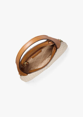 michael kors alice small signature logo shoulder bag