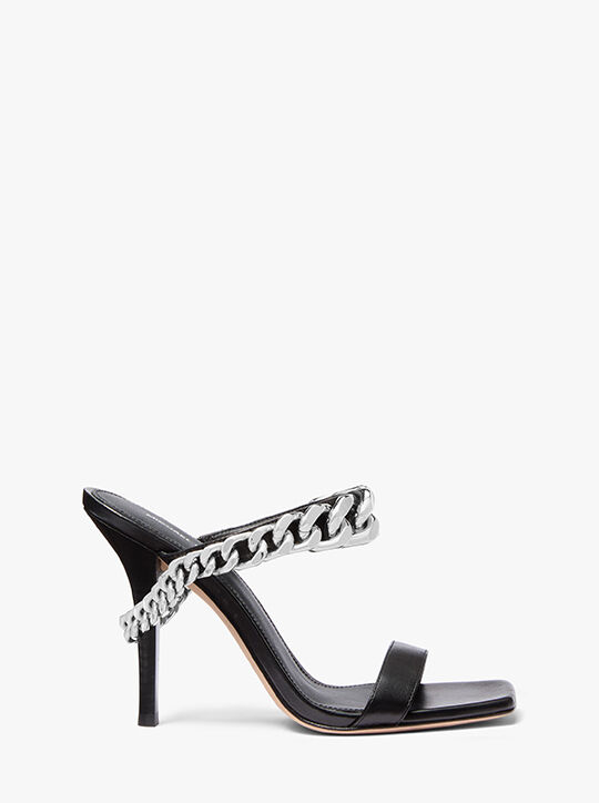 Bianca Embellished Leather Sandal michael kors bianca embellished leather sandal