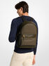 michael kors jet set signature logo backpack