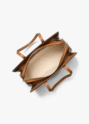 michael kors حقيبة تسوق ليلى متوسطة الحجم