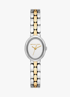 michael kors maude two tone watch