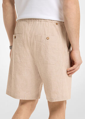 michael kors linen blend shorts