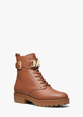 Reed Faux Leather Combat Boot