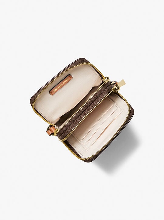 Jet Set Small Signature Logo Smartphone Crossbody Bag michael kors jet set small signature logo smartphone crossbody bag