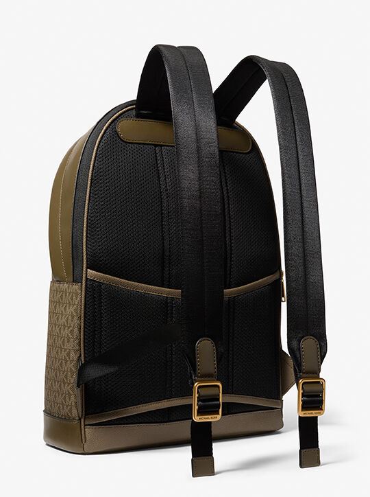michael kors jet set signature logo backpack