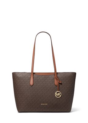 michael kors arden large signature logo tote bag