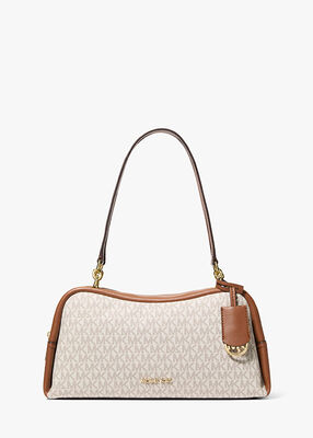 michael kors cecily medium signature logo shoulder bag