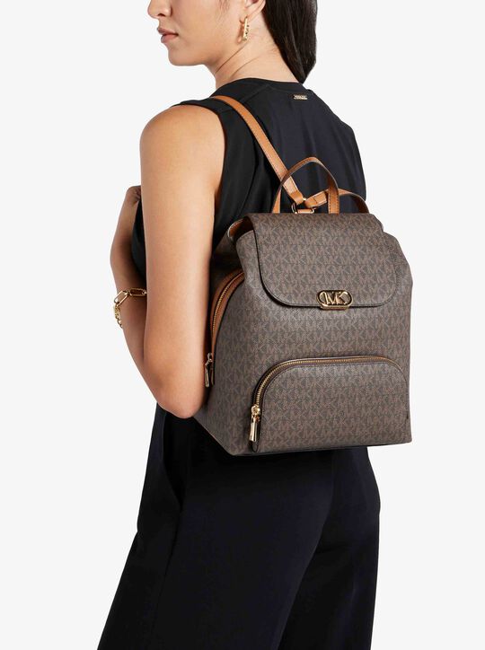 michael kors حقيبة ظهر كينسينجتون متوسطة الحجم بشعار الماركة