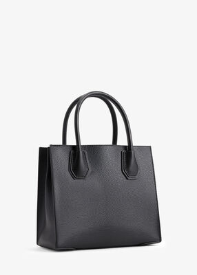 michael kors حقيبة كروس ميرسر من الجلد المحبب متوسطة الحجم