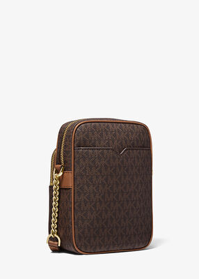 michael kors حقيبة كروس جيت سيت ترافيل متوسطة الحجم بشعار الماركة