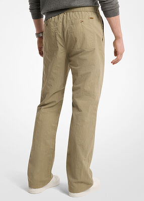 michael kors crinkled nylon pants