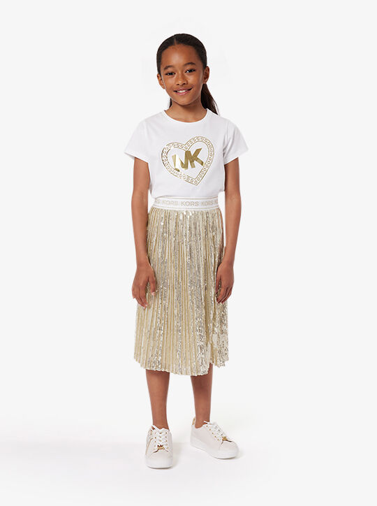 Sequined Pleated Skirt michael kors sequined pleated skirt