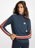 MK X ellesse Merino Wool Mock-Neck Sweater michael kors mk x ellesse merino wool mock neck sweater
