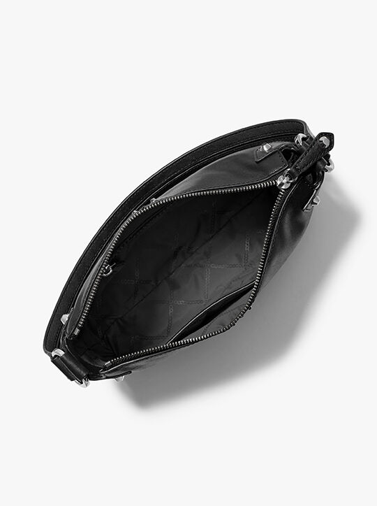 michael kors حقيبة كتف أستور جلدية كبيرة مرصعة