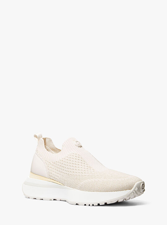 michael kors ari stretch knit slip on sneaker