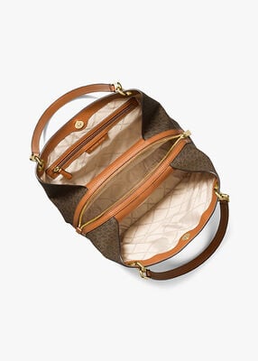 michael kors حقيبة تسوق كبيرة بشعار كينسينغتون المميز