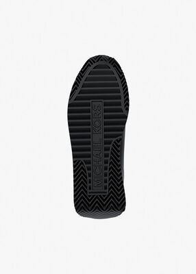 michael kors حذاء رياضي رودس من الجلد وشعار الماركة