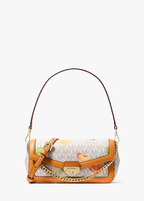 michael kors soho small printed signature logo convertible crossbody bag