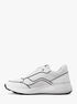 Trevor Leather and Mesh Trainer michael kors trevor leather and mesh trainer