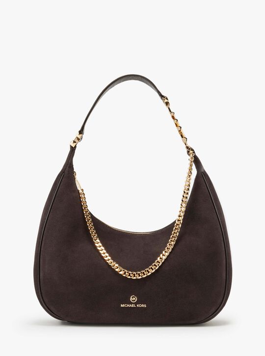 حقيبة كتف بايبر كبيرة من الجلد المدبوغ michael kors حقيبة كتف بايبر كبيرة من الجلد المدبوغ