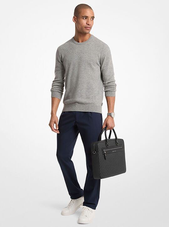 Jet Set Signature Logo Briefcase michael kors jet set signature logo briefcase