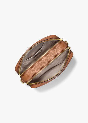 michael kors bryant medium pebbled leather camera crossbody bag