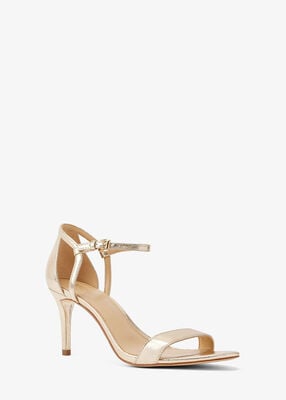 michael kors simone metallic sandal