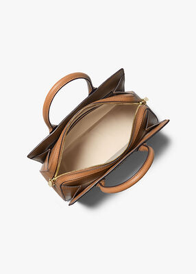 michael kors حقيبة ليلى متوسطة الحجم بشعار مميز