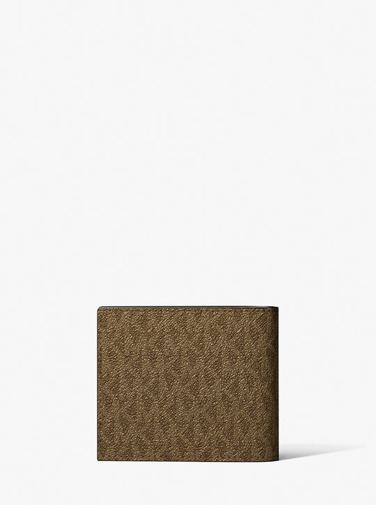 Harrison Logo Billfold Wallet With Passcase michael kors harrison logo billfold wallet with passcase