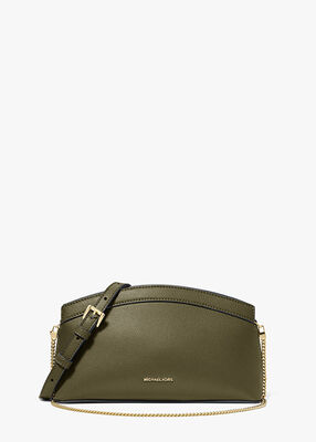 michael kors athena small leather convertible clutch