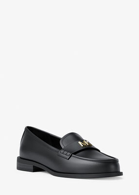 michael kors lex leather loafer