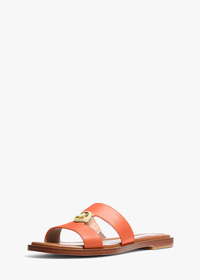 michael kors erin leather sandal
