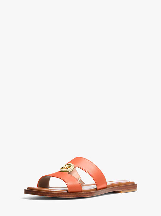 michael kors erin leather sandal