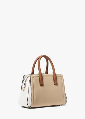 michael kors laila extra small color block leather crossbody bag