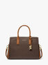 Laila Medium Signature Logo Satchel michael kors laila medium signature logo satchel