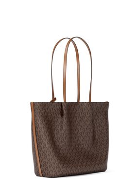 michael kors carson large signature logo tote bag