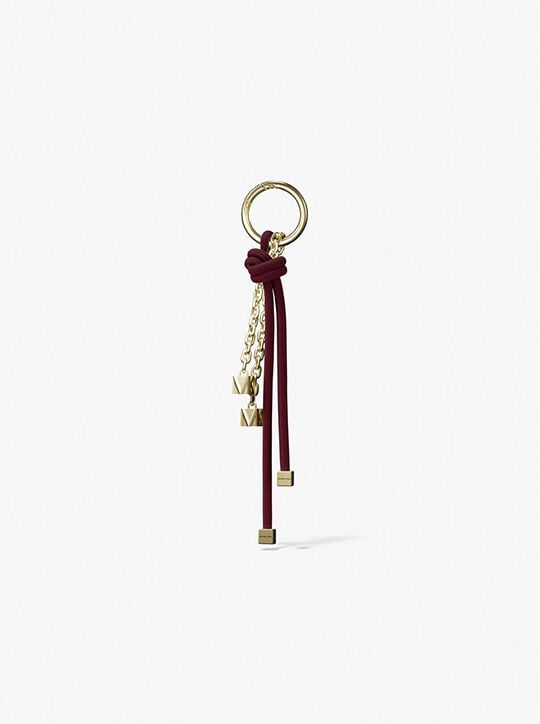 Gold-Tone and Cord Bag Charm michael kors gold tone and cord bag charm