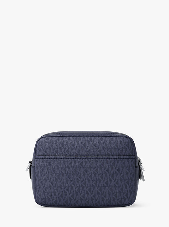 michael kors bryant medium signature logo camera crossbody bag