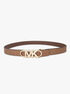 michael kors reversible logo belt