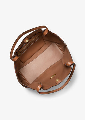michael kors nolita large pebbled leather tote bag